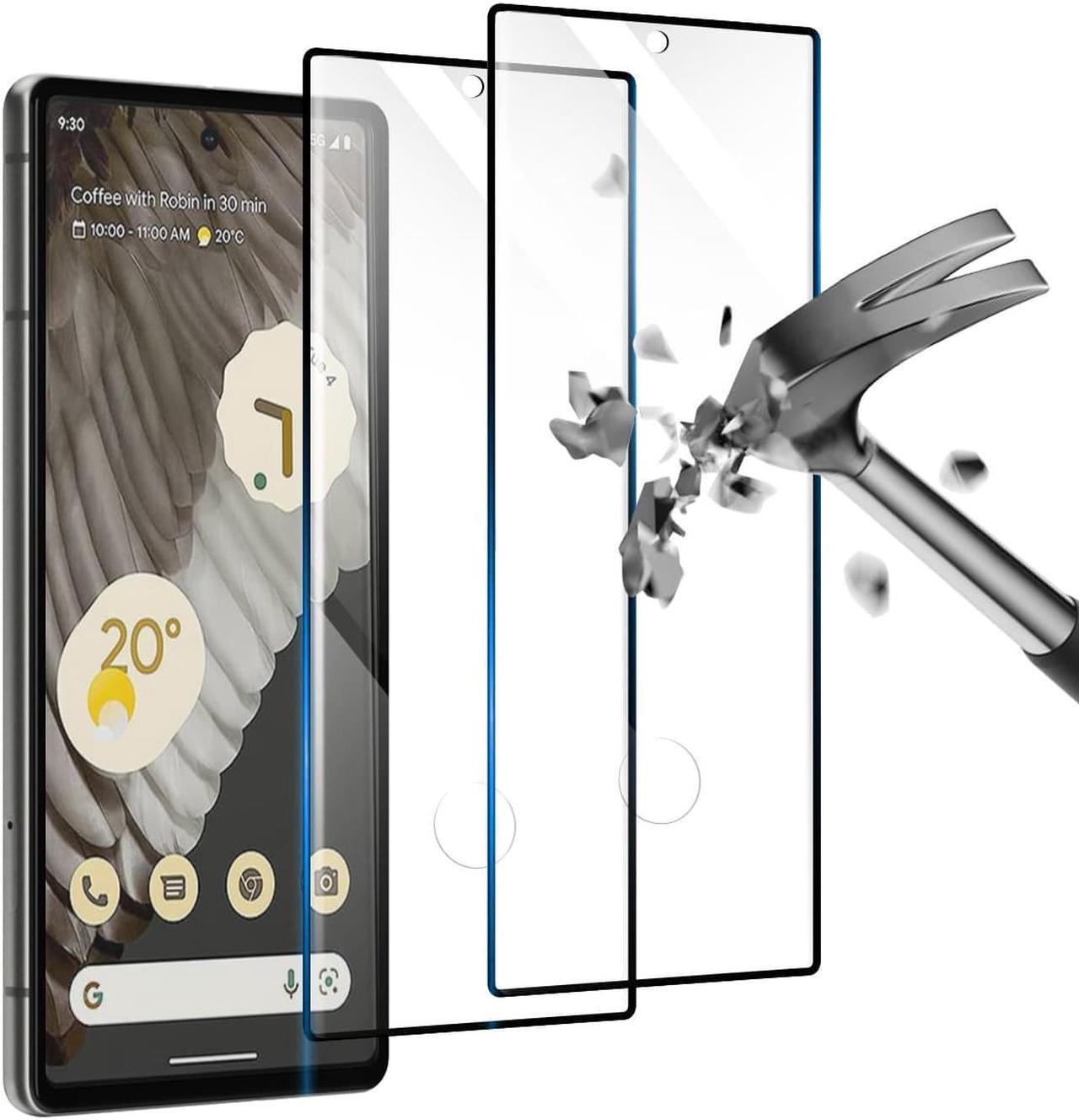 Main image of SZYG [2Pack] Glass Screen Protector for Google Pixel 7 Pro, 9H Tempered Glass, Ultrasonic Fingerprint Compatible,HD Clear Case Friendly for Google Pixel 7 Pro 5G Glass Screen Protector.