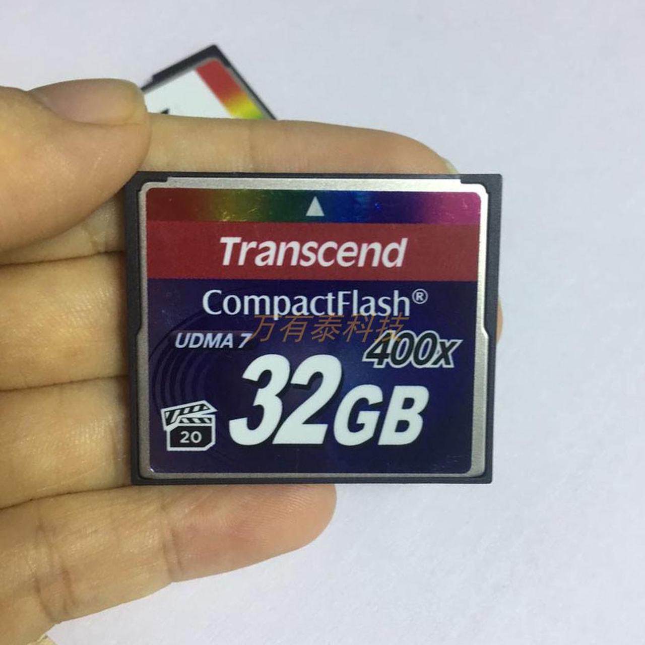 Original Transcend CF 32GB CF memory card 400X high-speed memory card 32G Nikon Canon SLR memory card( Second-hand,Old)