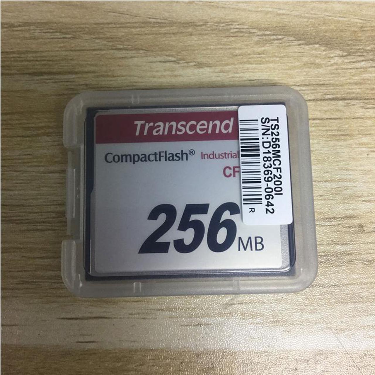 New Transcend 256M industrial grade CF card TS256MBCF200I wide temperature CNC memory card CNC equipment and CF to PC Adapter CFast Card 256MB No Adapter