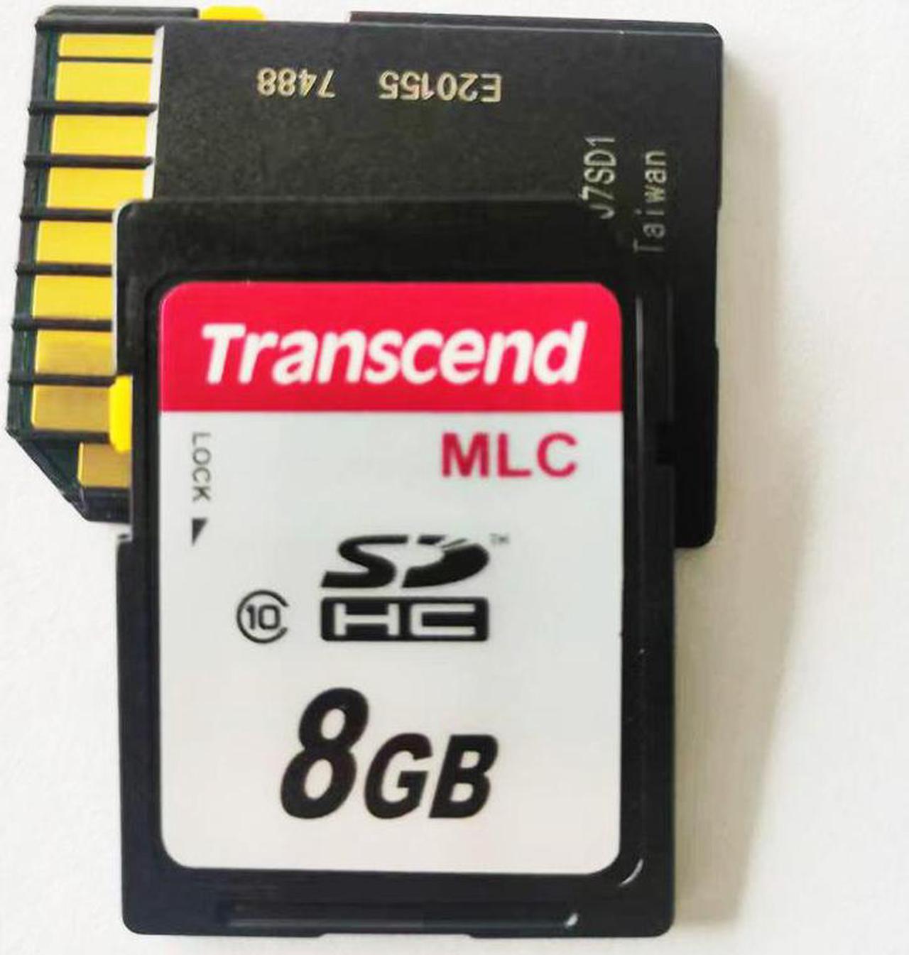 Original Transcend SD card 8G camera memory card industrial equipment MLC memory card Class10 high quality MLC flash memory(Second-hand,90% new)UHS-I U1 SDHC