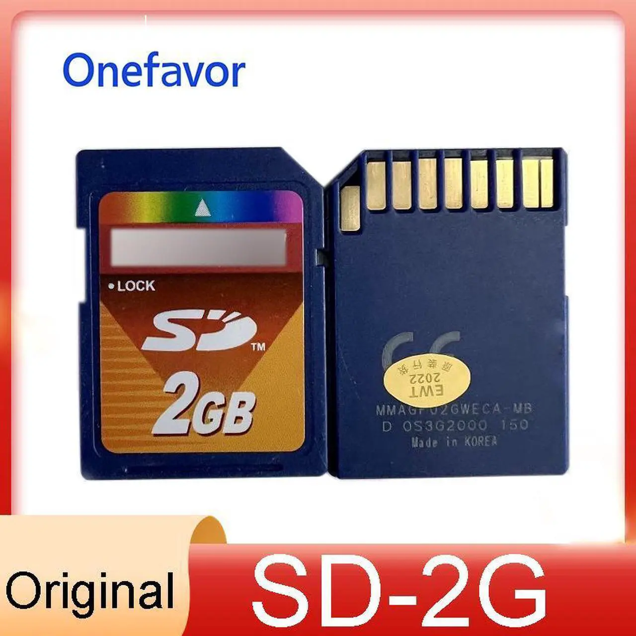 Main image of High Quality! Original Transcend SD 2G Canon Panasonic CCD Digital Camera Memory Card Car Navigation SD Standard Memory Card