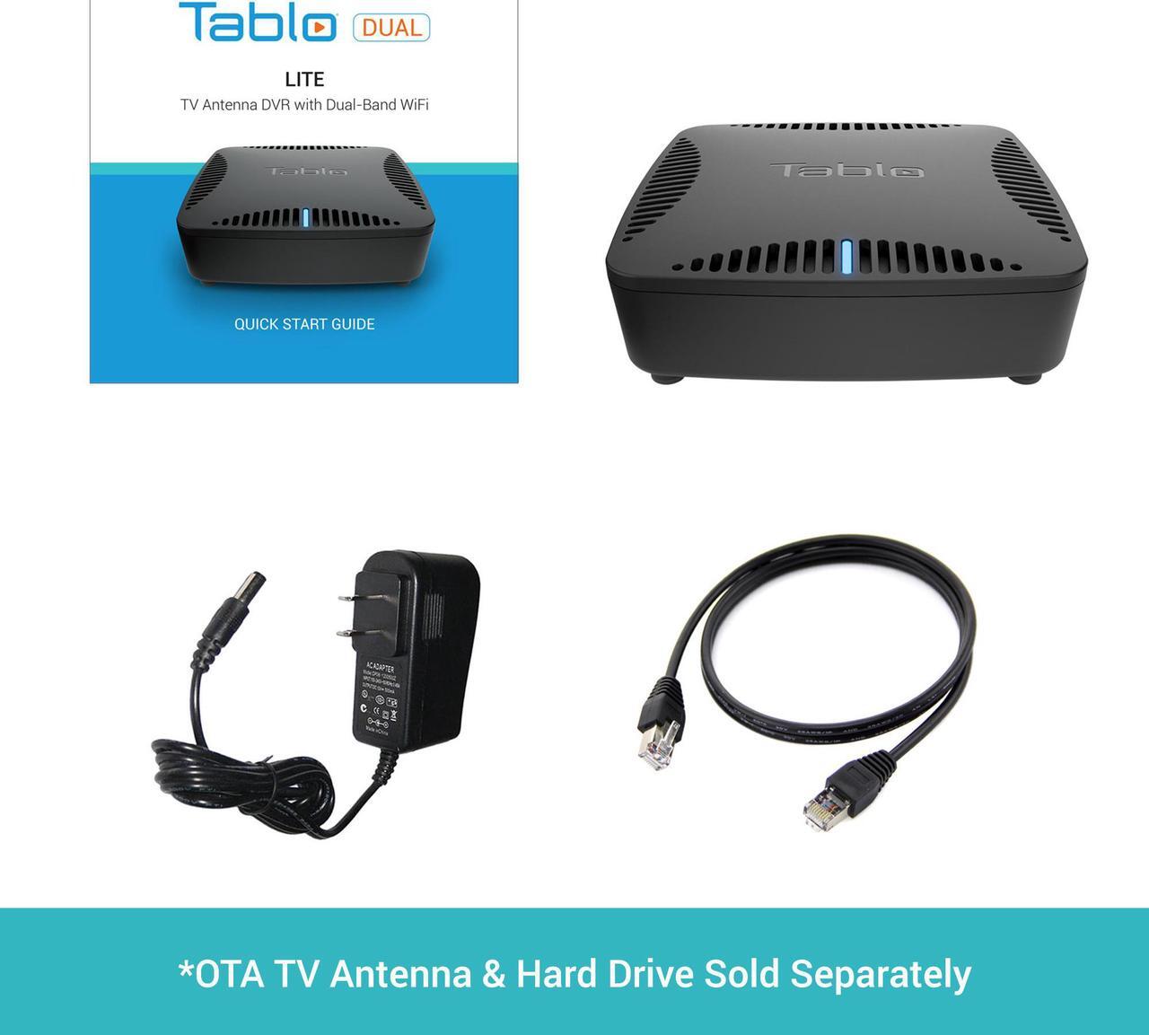 Alt view image 4 of 8 - Tablo Dual LITE [TDNS2B-01-CN] Over-The-Air [OTA] Digital Video Recorder [DVR] for Cord Cutters - with WiFi, and Live TV Streaming - Black