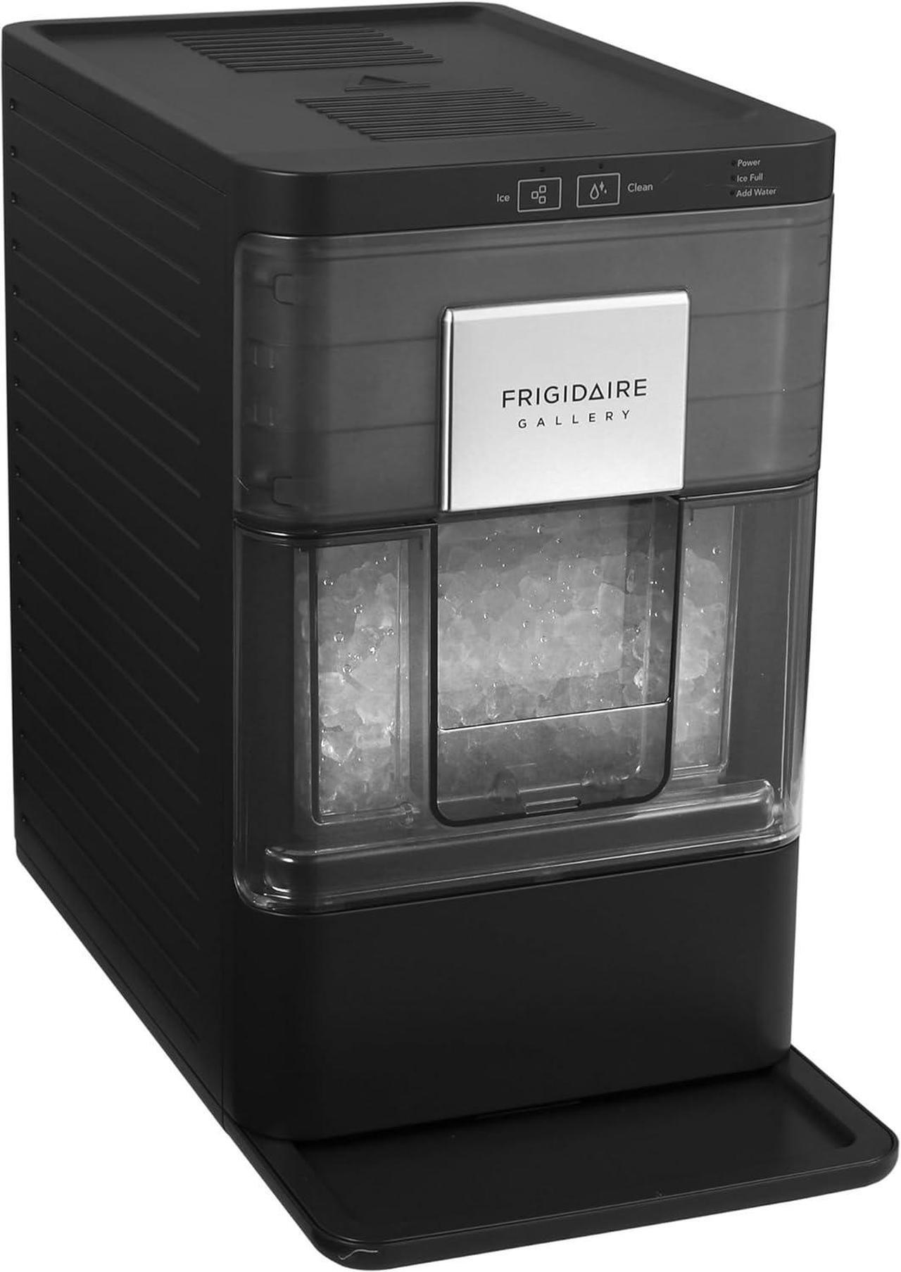 Alt view image 2 of 7 - FRIGIDAIRE Gallery Countertop Crunchy Chewable Nugget Ice Maker, 44lbs per Day, Auto Self Cleaning, 2.0 Gen, Black