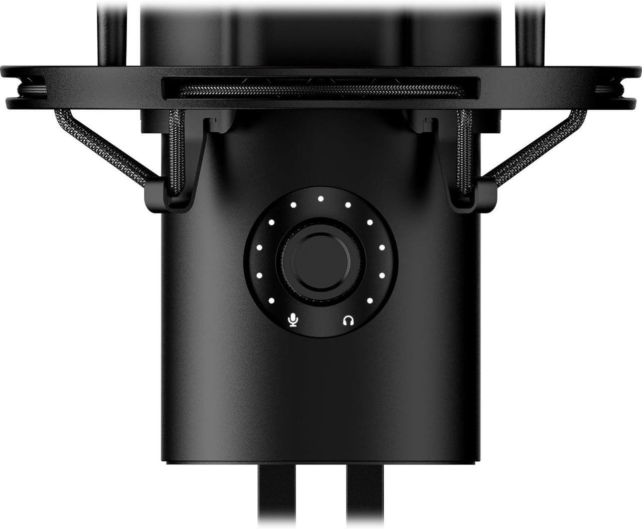 Alt view image 5 of 7 - HyperX QuadCast 2  USB Microphone for Gaming, Streaming and Podcasting, with On-Board Controls, LED Lighting, Removable Shock Mount, PC, Mac, PS5, PS4, USB-C - Black
