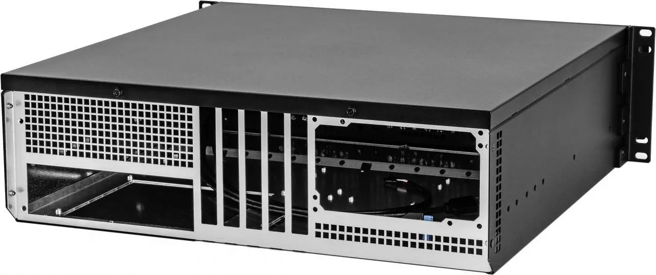 Alt view image 6 of 6 - Sliger CX3172a | 3U 17" Deep Rackmount Chassis w/ Short Tray  | High Wattage ATX PSU | ATX Motherboard | 2 SSD Mounts | 5x PCIe Slots| Gaming PC | Made In USA