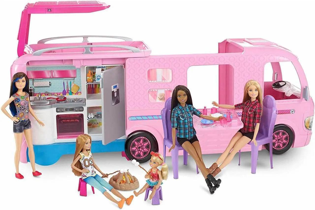 Alt view image 16 of 20 - Mattel FBR34 Barbie Dream Camper