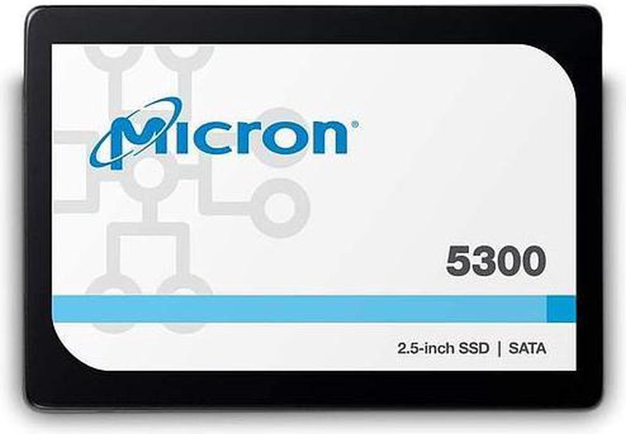 Main image of Micron MTFDDAK1T9TDS-1AW1ZABYY Hard Drive SSD 1.92TB 2.5in, SATA, 6Gb/S, 3D TLC NAND, 1.5DWPD - 5300 PRO Series