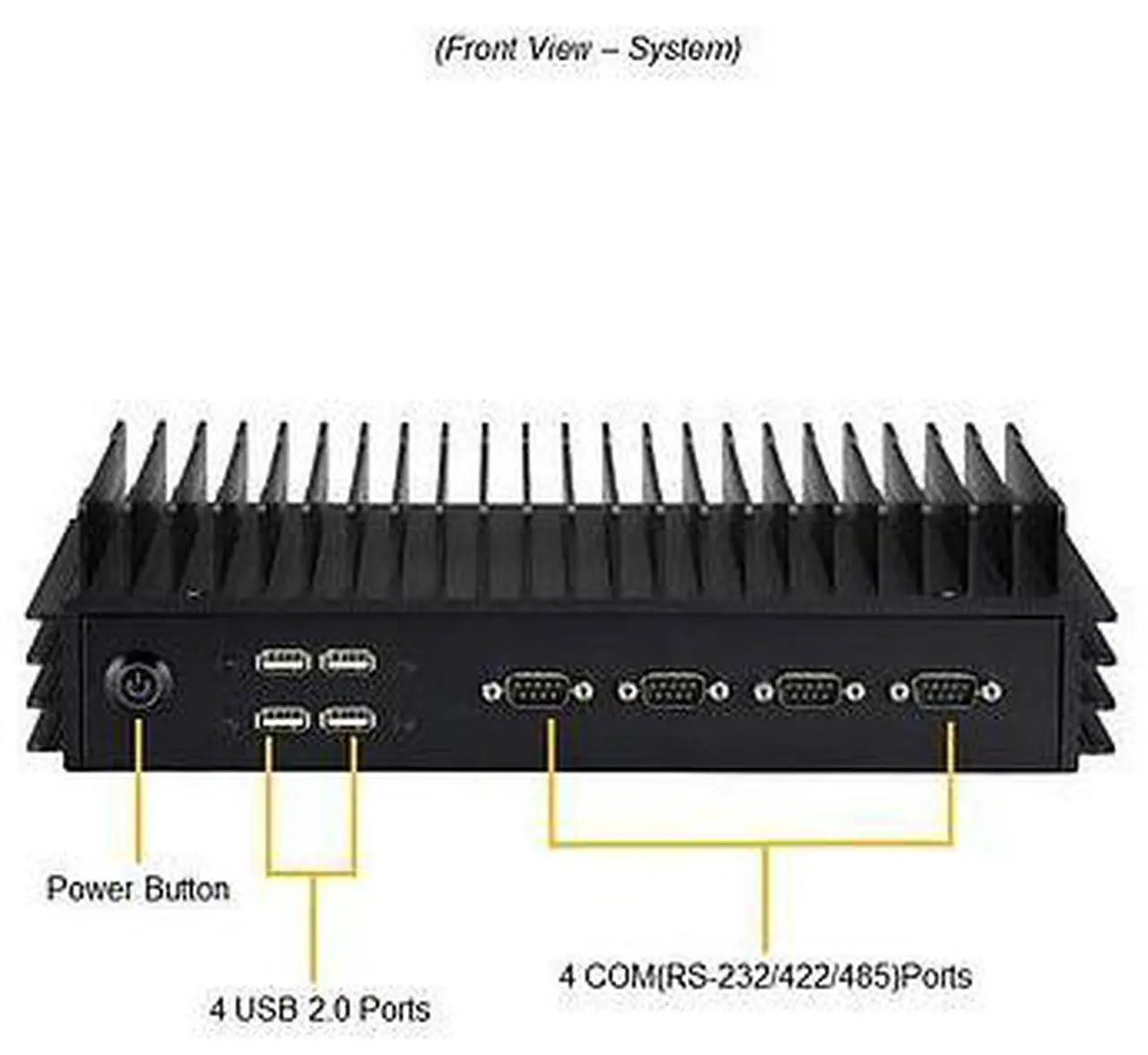 Main image of SYS-E302-12E IoT Mini-ITX Fanless Barebone Embedded Atom X6425E Processor