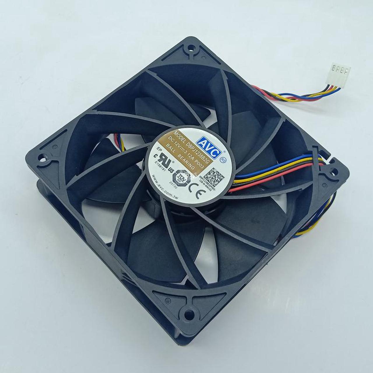 for Innosilicon A10pro T2T T2 Ebit E12 Miner Fan 12cm 120mm Fan AVC DBPJ1238B2G 12V Cooling Fan