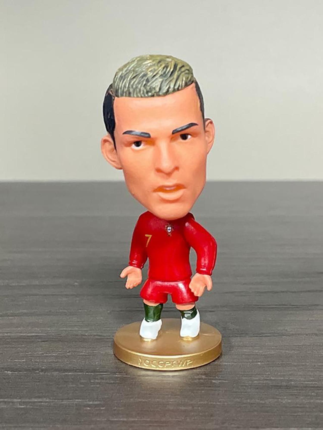 Alt view image 2 of 6 - 6.5cm Soccerwe World Events Football Star Messi2022 Neymar Model Collection Isco Doll Cartoon Ornaments PVC Souvenirs Toys Gifts(Messi2022)