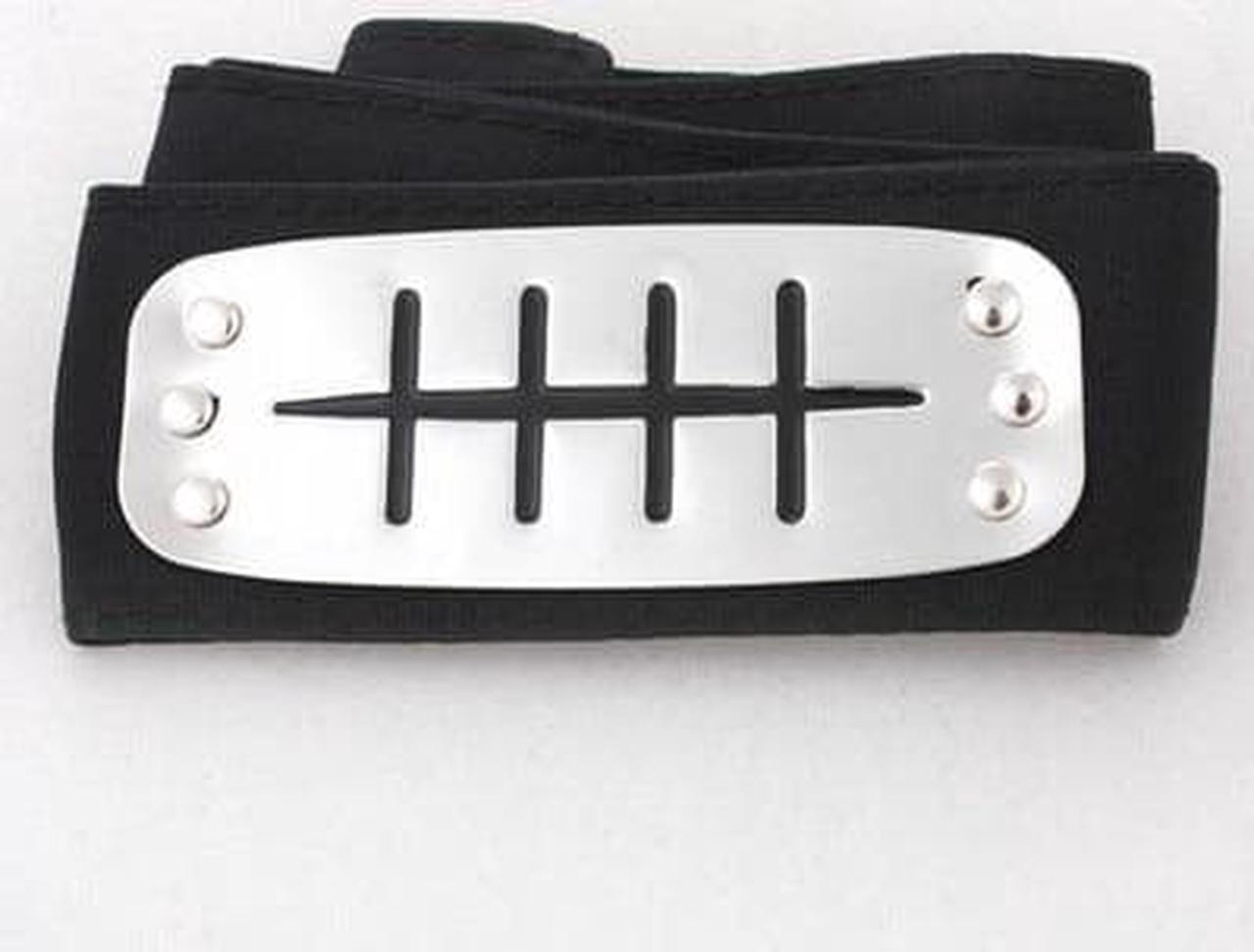 Alt view image 3 of 6 - NARUTO Akatsuki Kakashi Konoha Headband Cosplay Costumes Accessories Itachi Akatsuki Armband Toys Props Anime Figure Model Gift(11)