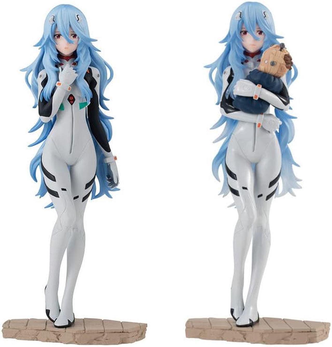 Main image of 22CM Rei Ayanami Japanese Anime EVA PVC Asuka Langley Soryu FigureToys Gift Material Doll Model Collection(No Box)
(15cm)