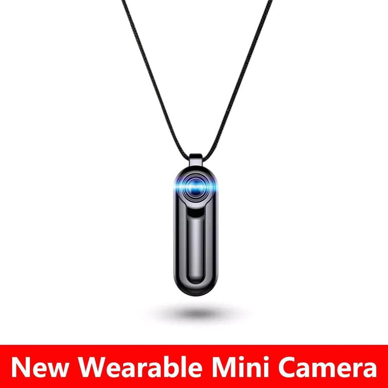 Main image of HD1080P Mini Camera Wearable Necklace Pendant Compact Body Camcorder Portable Sport DV DVR Audio Video Recorder Surveillance Cam(32G) Color: Black.
