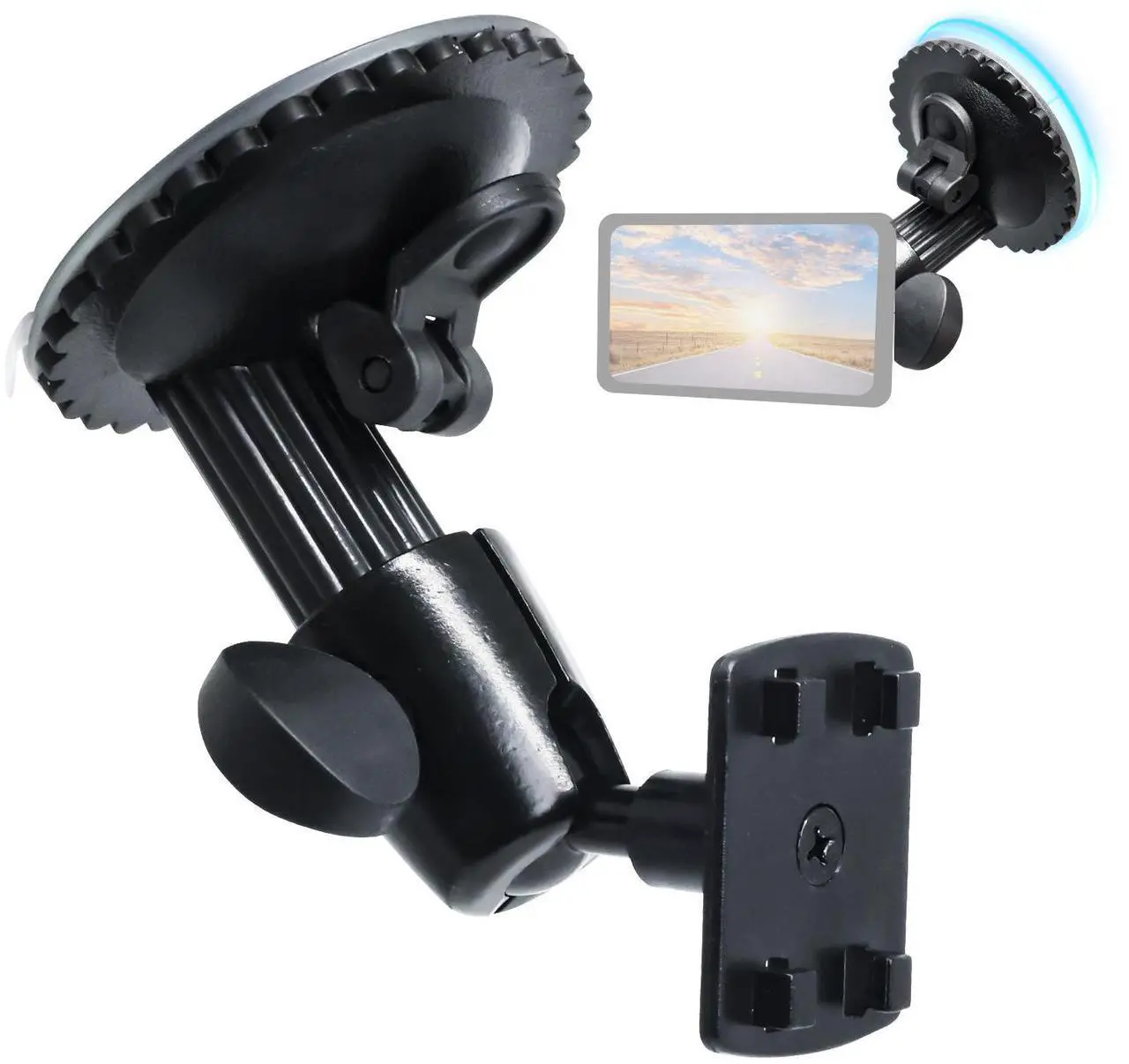 Main image of INSEETECH Windshield Suction Cup Mount, Compatible with 7/ 9/10.26" CarPlay Screens, GPS, Backup Camera Monitors, and Portable Displays, Easy to Install, Metal-Made, Strong Load-Bearing
