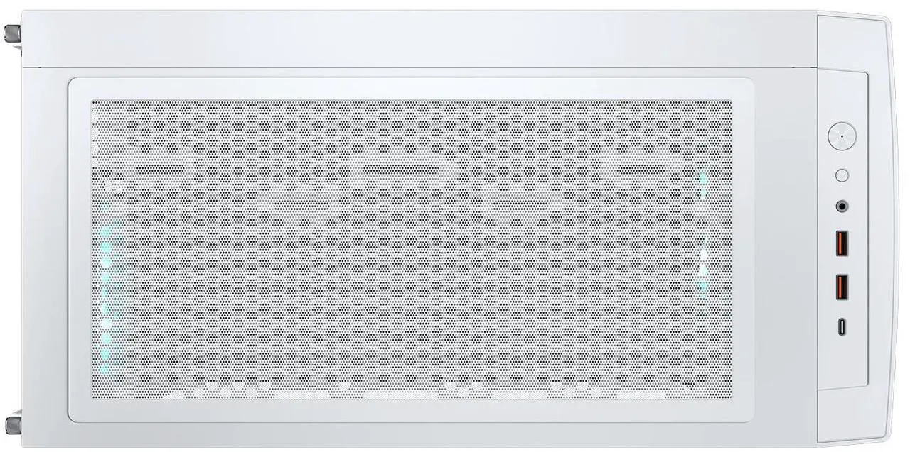 Alt view image 5 of 7 - COUGAR AIRFACE ECO RGB Gaming Case, 180mm PWM Fans *2 & 120mm ARGB Fan *1 pre-Installed, Modular I/O Panel, Max. Graphics Card Length 390mm, Support Vertical GPU, (White)