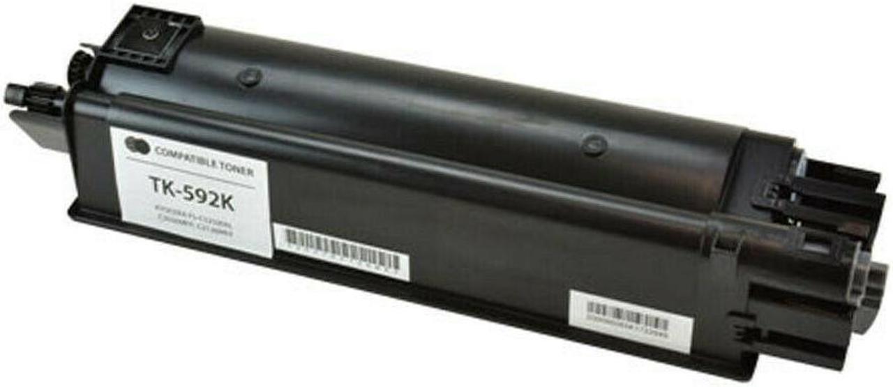 Main image of New Compatible Black Toner Cartridge For Kyocera Mita TK592K TK-592K Container For use with Kyocera Mita Ecosys M6026cidn 6526cdn 6526cidn P6026cdn FS-C2026MFP 2126MFP 2126MFP 2526MFP