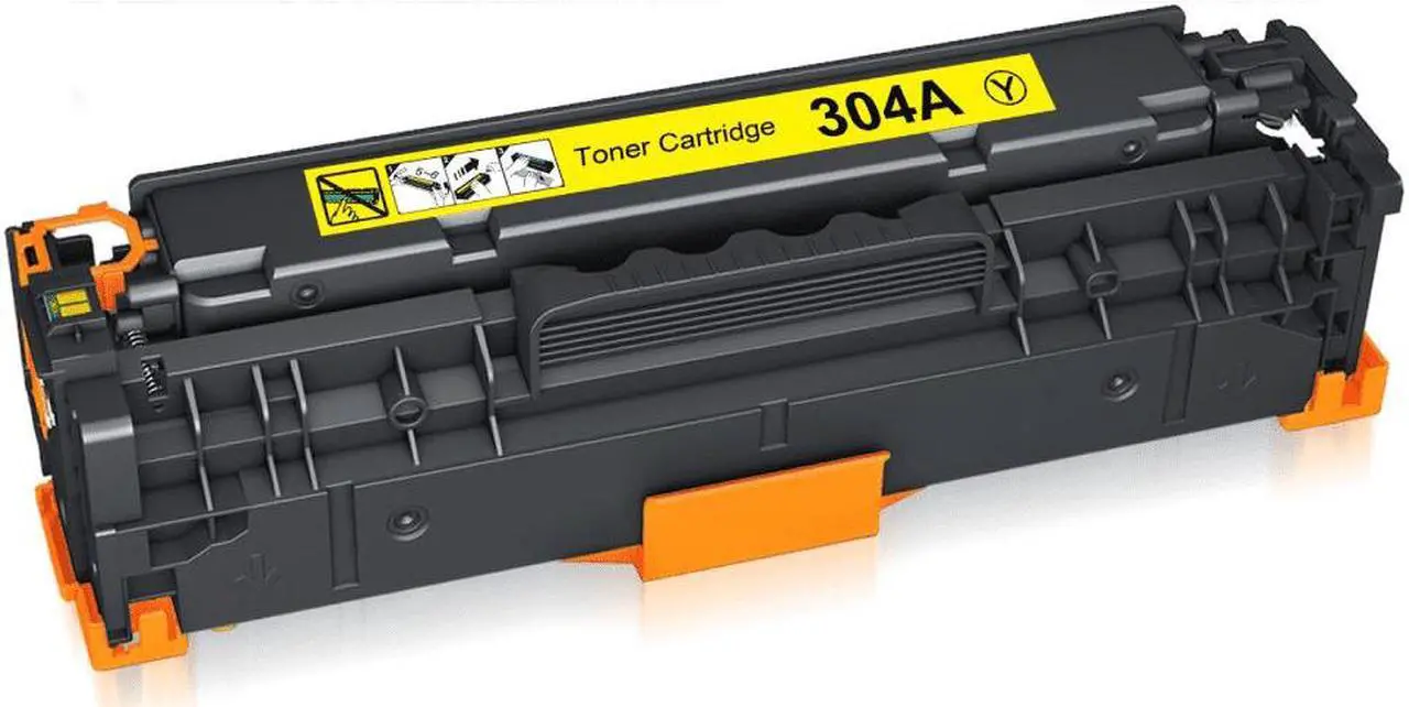 Main image of New Yellow Toner Cartridge For HP 304A CC532A Compatible with HP Color Laserjet Pro M451dw 451dn 451nw 475dn 475dw 375nw 351a CP2025 2025N 2025DN CM2320 2320N MFP 2320NF 2320FXI M476nw 476dn 476dw