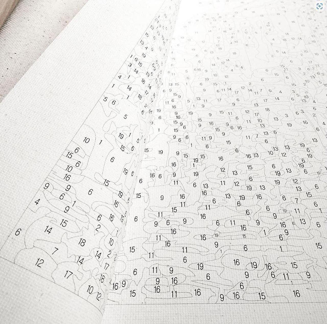 Alt view image 2 of 3 - Bonfire Paint By Numbers (40x50cm No Frame)