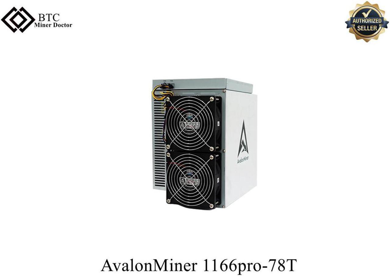 78TH/S 1166pro SHA256 ASIC miner BTC BCH Mining machine AvalonMiner