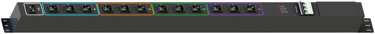 Main image of PDU FOR ANTMINER T21 3 Phase PDU with 125A Breaker Input Output 125A 380V 12way Socket Rack