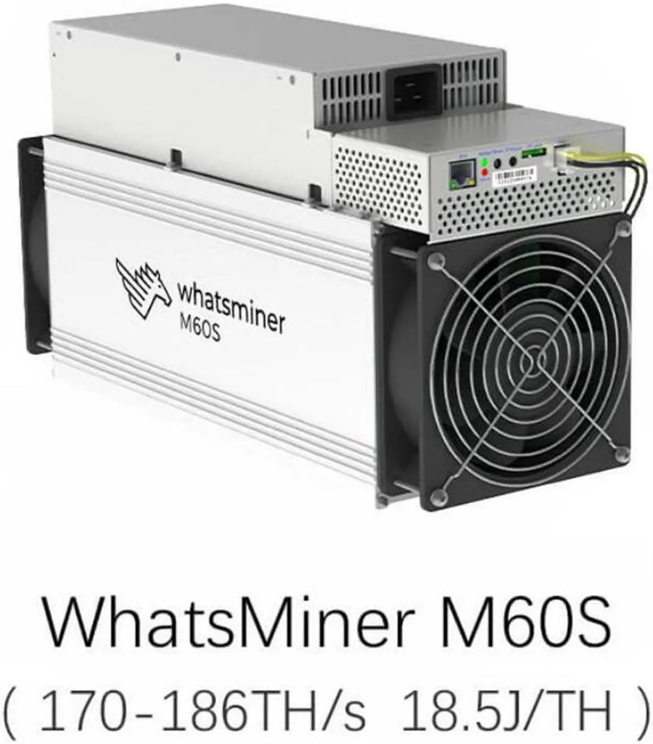 Main image of Whatsminer M60S 18.5J/T 188T Bitcoin Miner from MicroBT