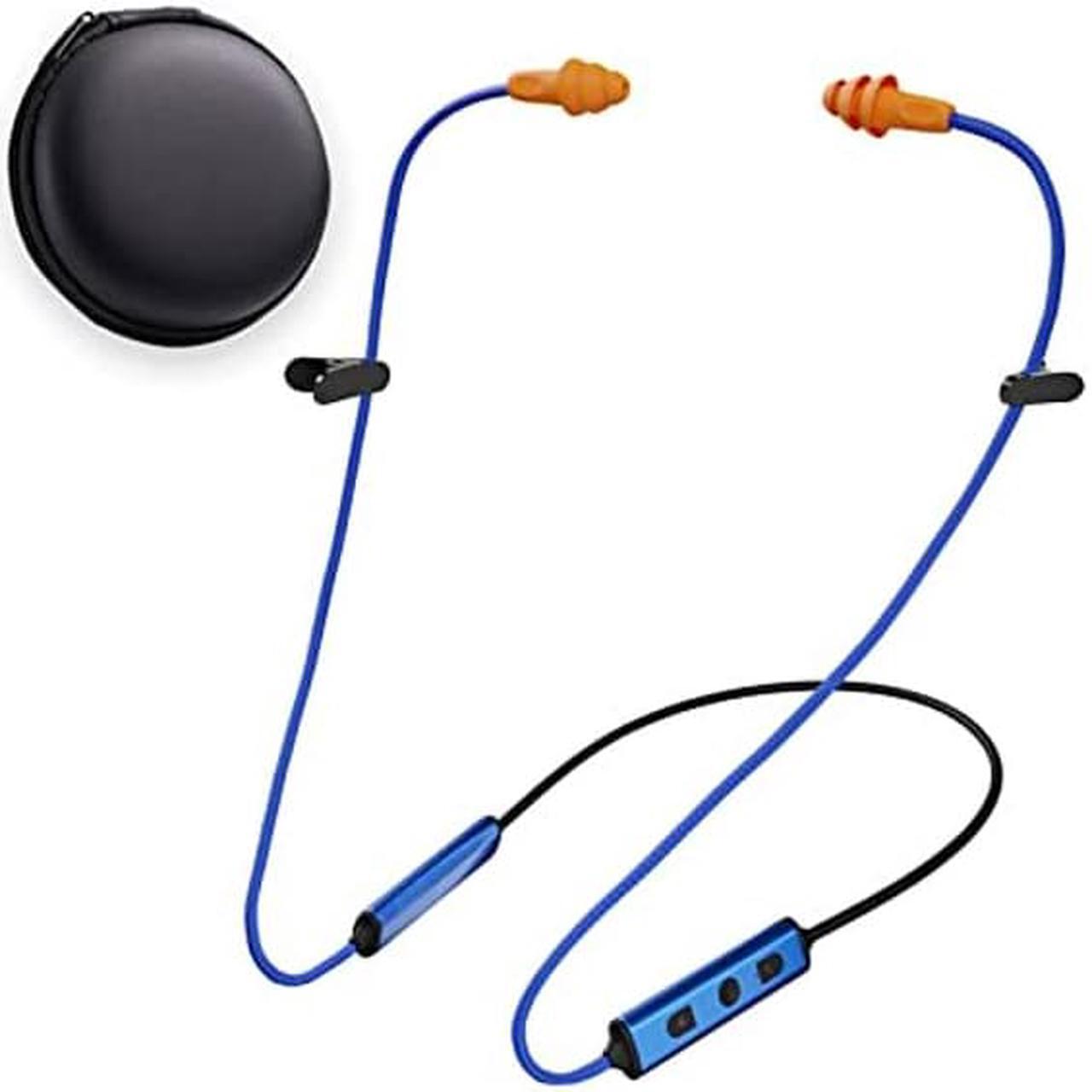 Main image of Ear Plugs Bluetooth Headphones for Work, Neckband Wireless Earbuds with 20 Hour Battery, Noise Reduction Isolating in-Ear Earplug Earphones with Mic and Controls, for Industrial Safety Construction