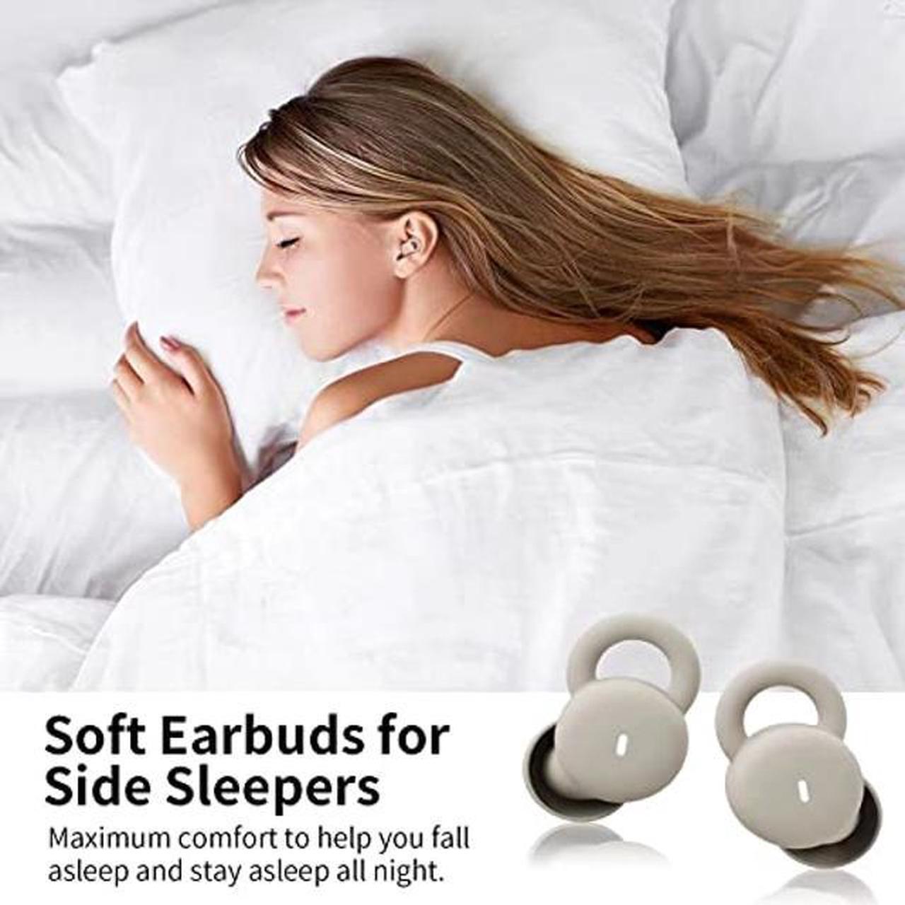 Alt view image 2 of 5 - Smallest Invisible Sleep Earbuds Comfortable Noise Blocking Wireless Headphones for Sleeping Bluetooth Flat Ear Buds for Side Sleepers,Tiny Hidden Sleepbuds for Work Sports