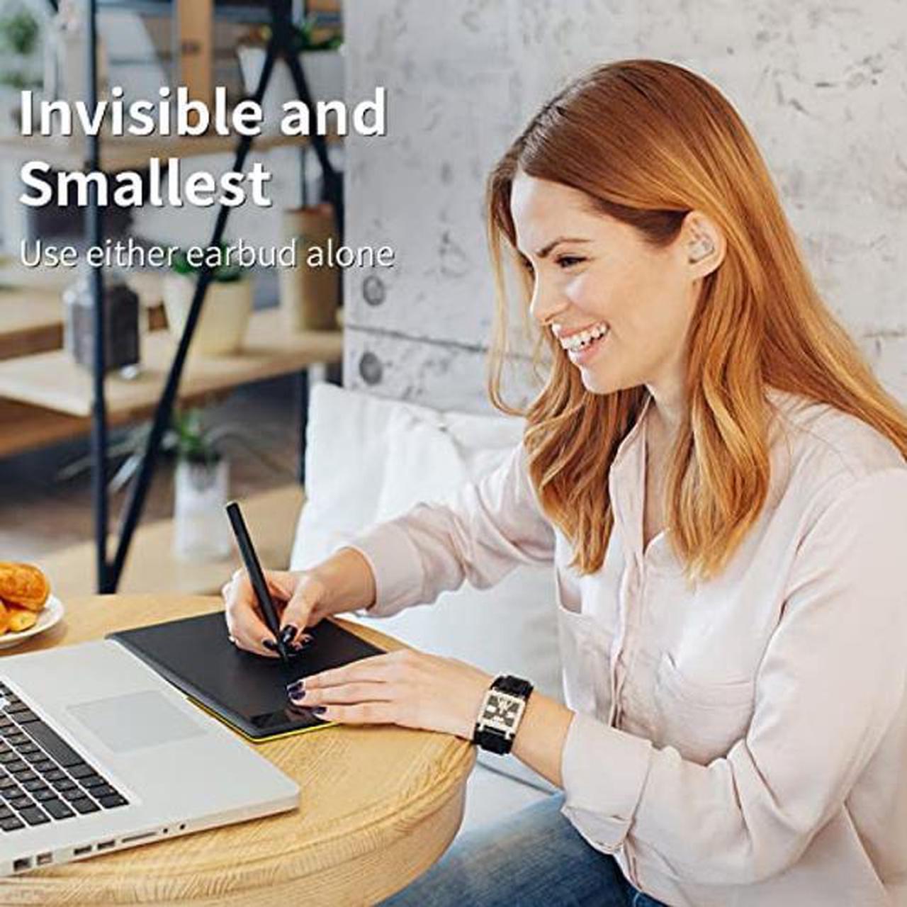 Alt view image 3 of 5 - Smallest Invisible Sleep Earbuds Comfortable Noise Blocking Wireless Headphones for Sleeping Bluetooth Flat Ear Buds for Side Sleepers,Tiny Hidden Sleepbuds for Work Sports