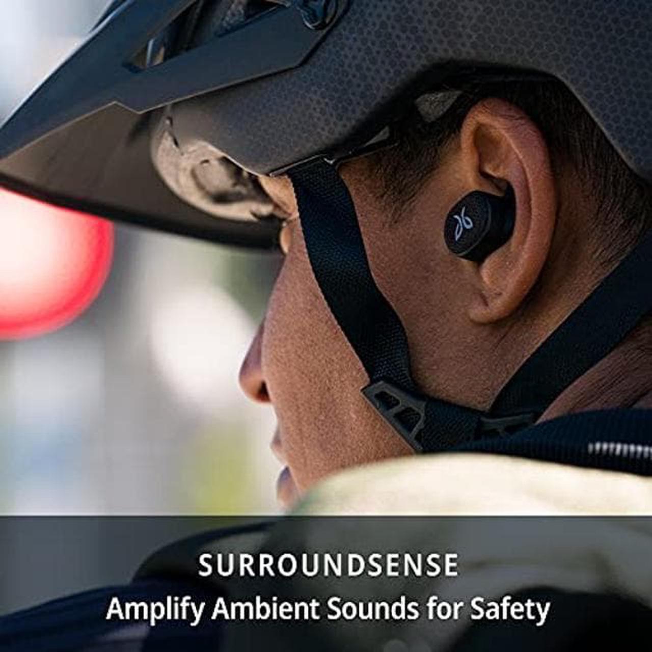 Alt view image 3 of 5 - Jaybird Vista 2 True Wireless Bluetooth Headphones With Charging Case - Premium Sound, ANC, Sport Fit, 24 Hour Battery, Waterproof Earbuds With Military-Grade Durability - Black