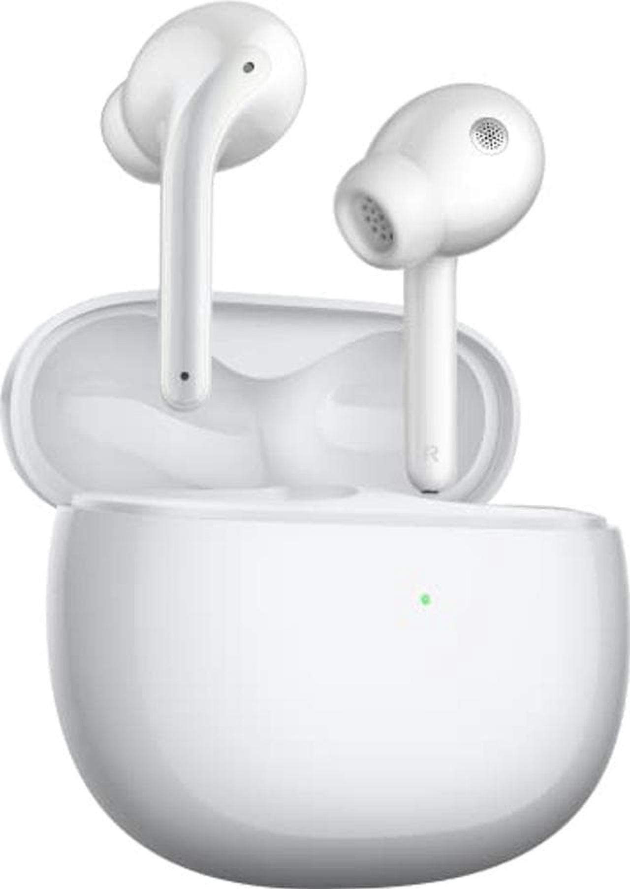 Main image of Xiaomi Buds 3, Up to 40dB ANC, 3 ANC Modes, Dual Transparency Modes, Dual-Magnetic Dynamic Driver, Hi-Fi Sound Quality, 32 Hours Battery Life, IP55 Dust and Water Resistance, Wireless Charging, White
