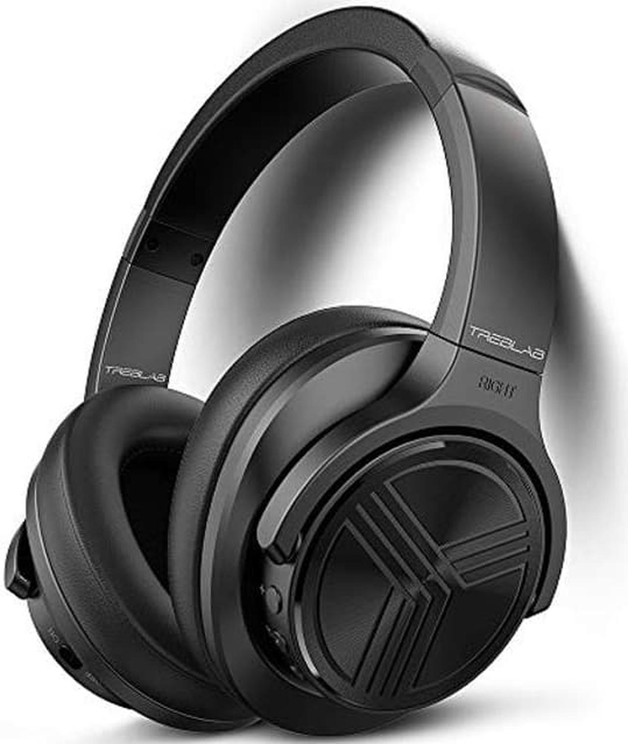 Main image of TREBLAB Z2 - Bluetooth Headphones Over Ear | 35H Battery Life | Active Noise Cancelling Headphones with Microphone | Wireless Headphones for Work, Travel, TV, PC, Phone Calls (Black)