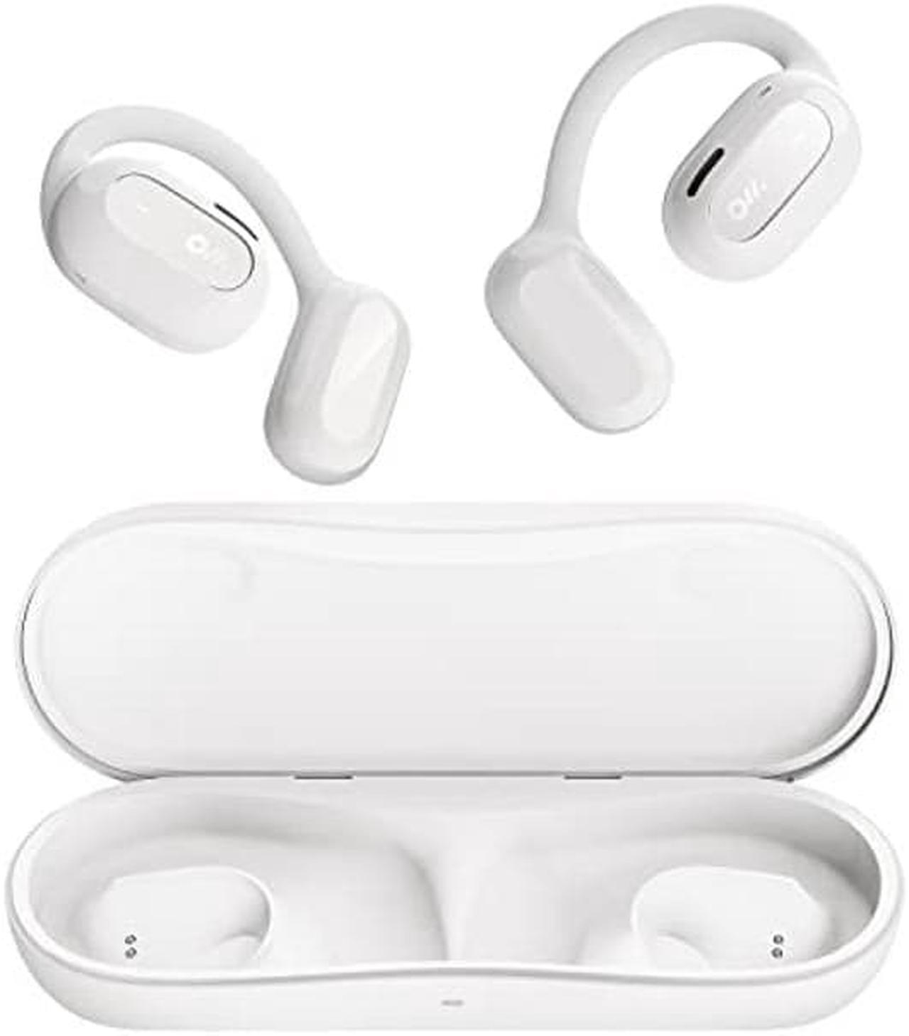 Main image of Oladance Open Ear Headphones Bluetooth 5.2 Wireless Earbuds for Android & iPhone, Open Ear Earbuds with Dual 16.5mm Dynamic Drivers, Up to 16 Hours Playtime Waterproof Sport Earbuds -Cloud White