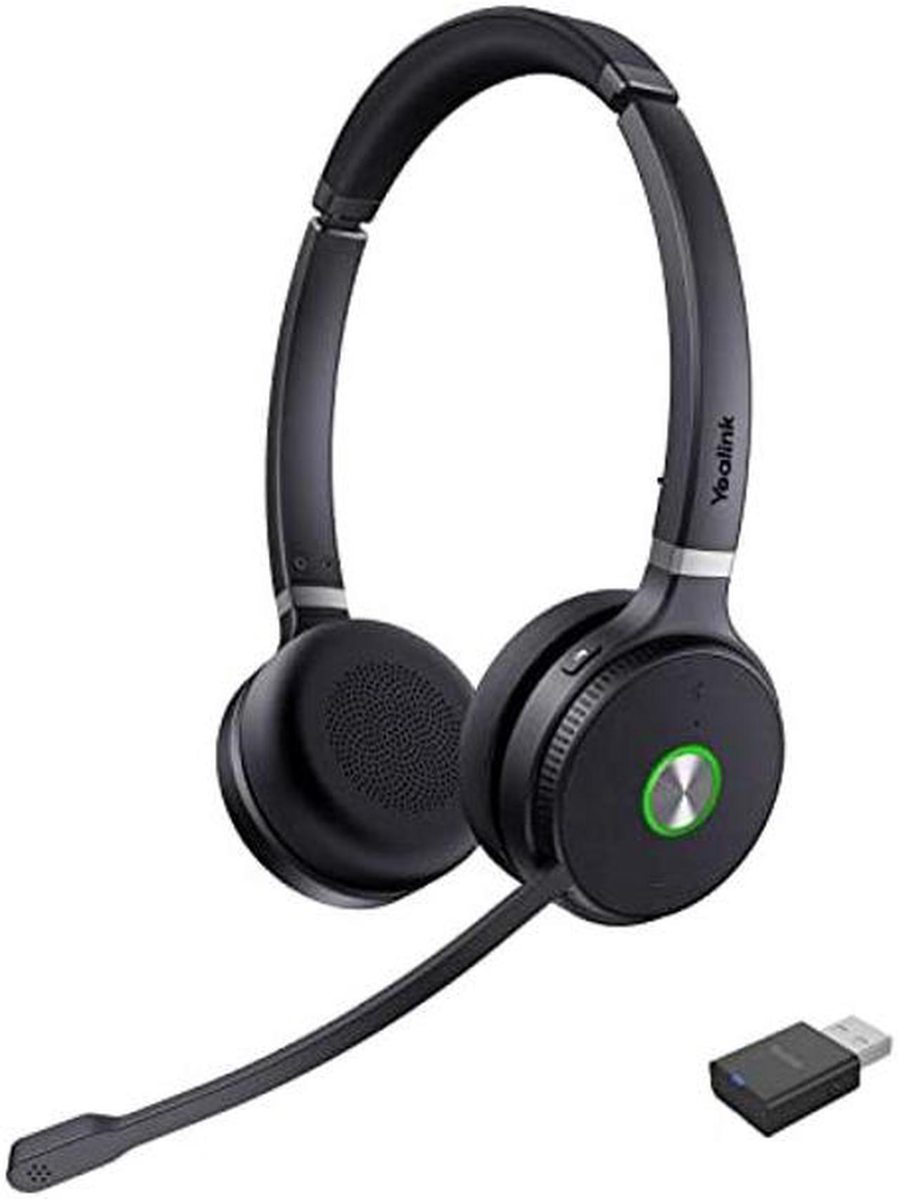 Main image of Yealink WH62 Dual Wireless Headset DECT Portable, Teams & Zoom Compatible Noise Cancellation Headsets with Microphone, 120m 13h Talk Office Headphone for VoIP Phone PC, Optimized for UC Platform