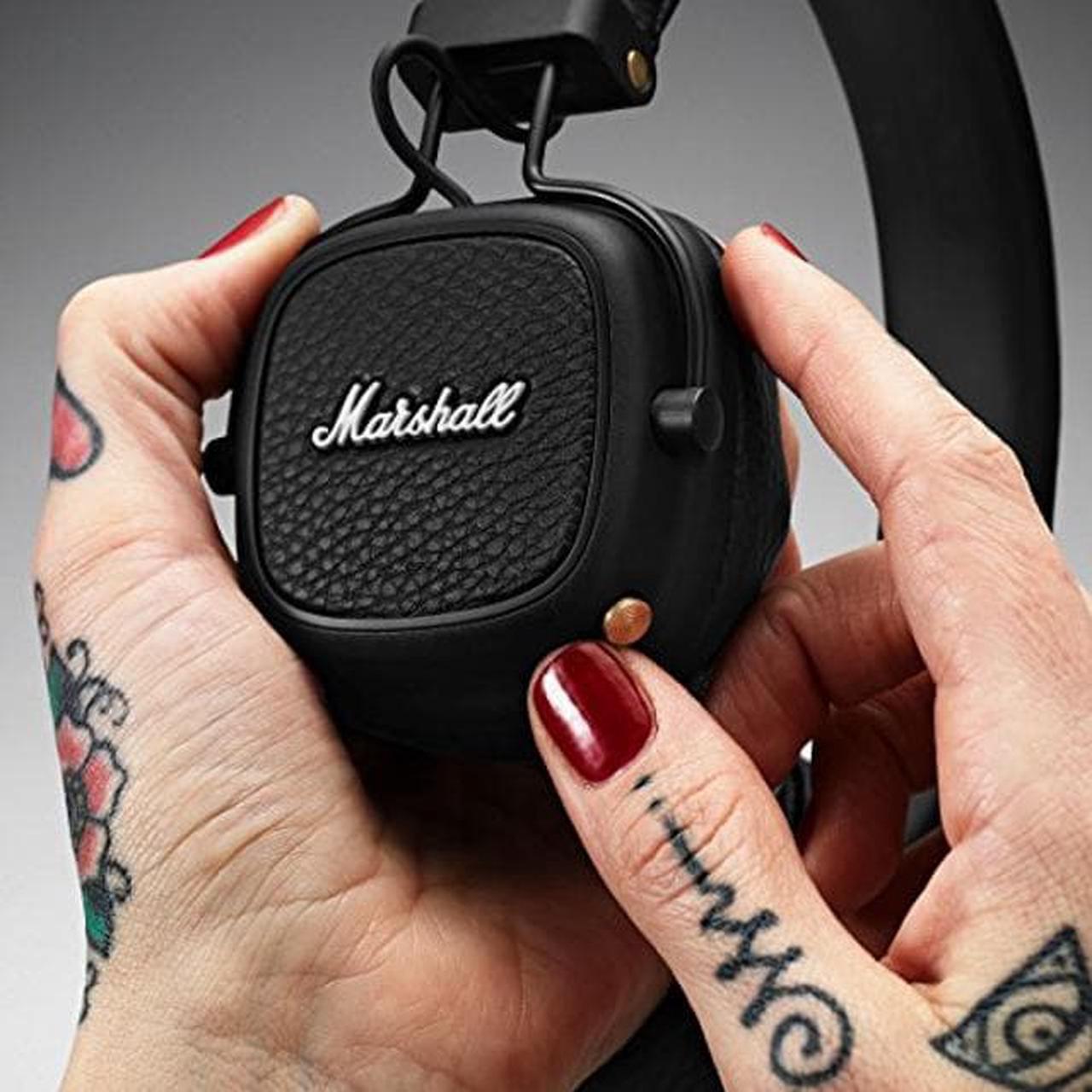 Alt view image 5 of 5 - Marshall Major III Bluetooth Wireless On-Ear Headphones, Black - New
