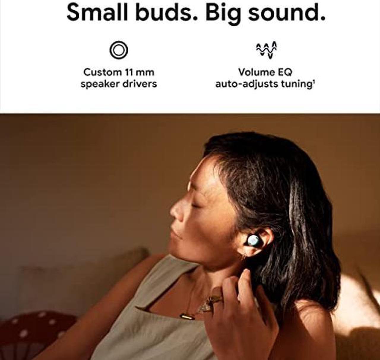 Alt view image 4 of 5 - Google Pixel Buds Pro - Noise Canceling Earbuds - Up to 31 Hour Battery Life with Charging Case - Bluetooth Headphones - Compatible with Wireless Charging - Coral