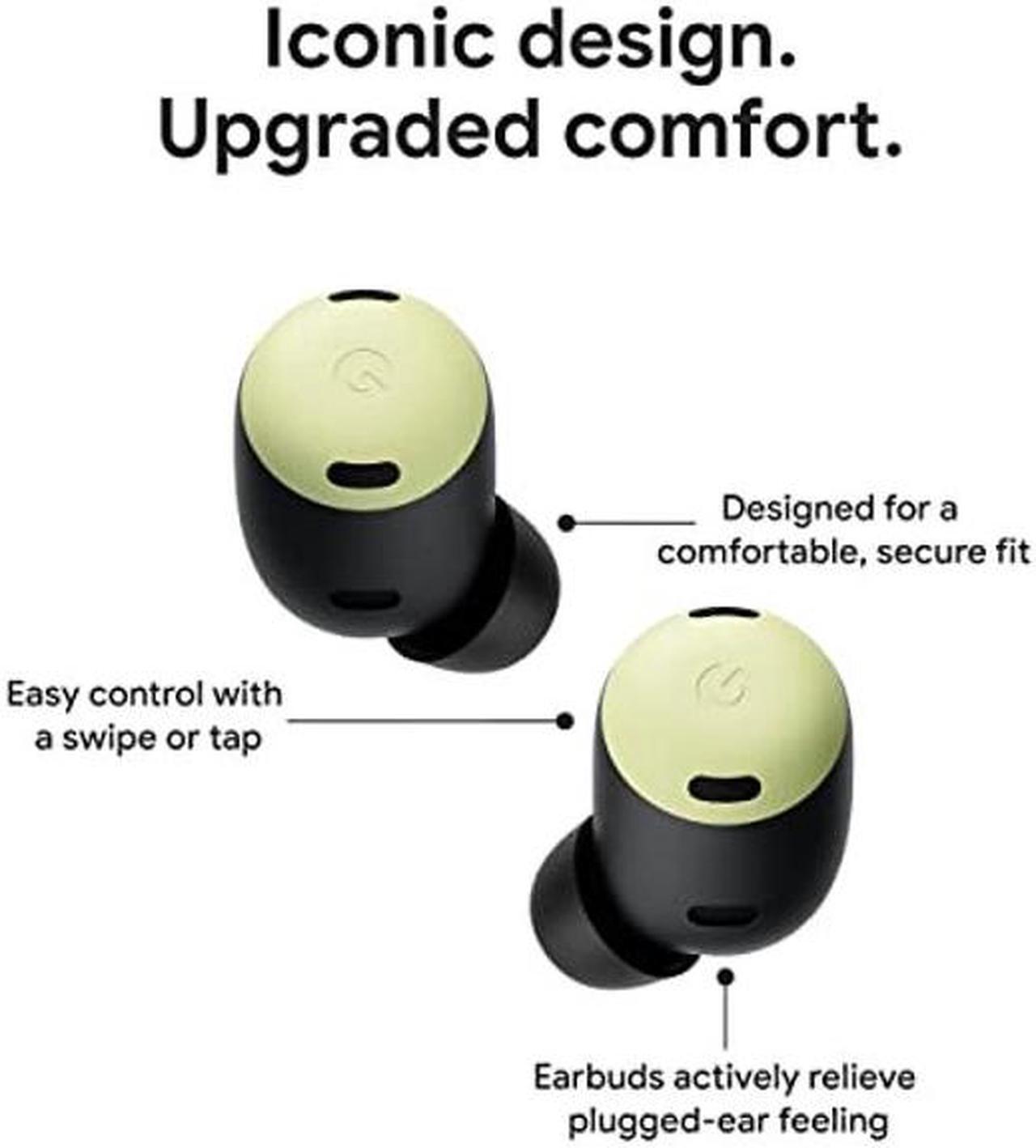 Alt view image 5 of 5 - Google Pixel Buds Pro - Noise Canceling Earbuds - Up to 31 Hour Battery Life with Charging Case - Bluetooth Headphones - Compatible with Wireless Charging - Coral