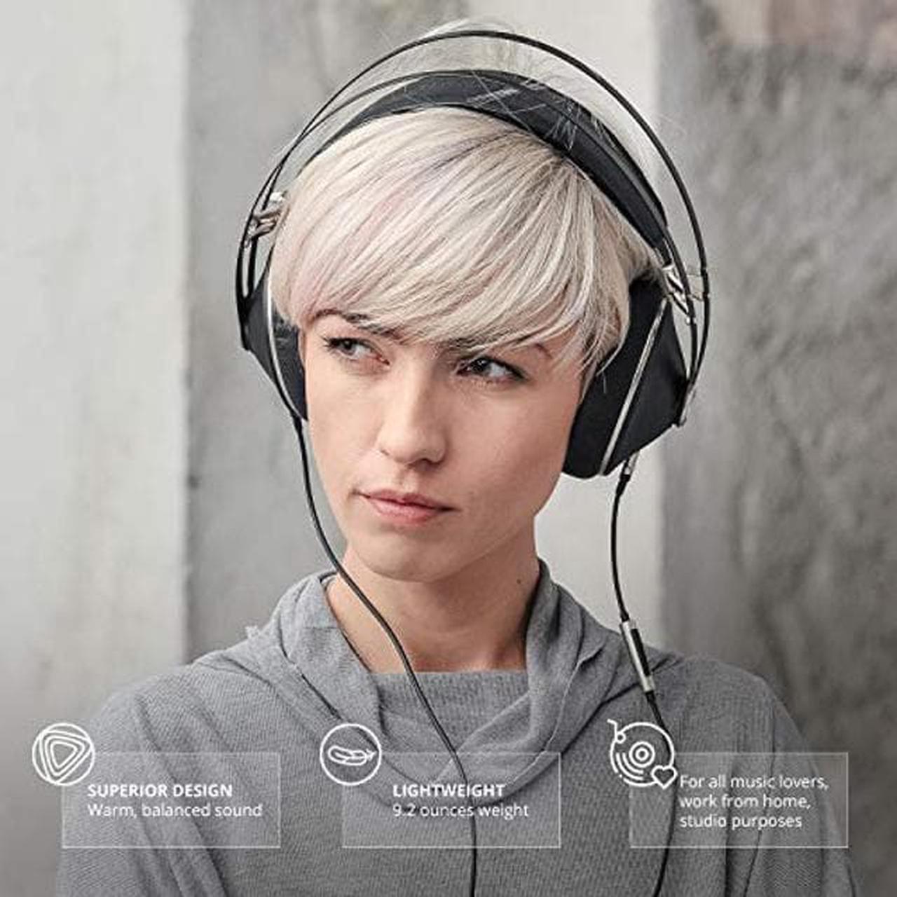 Alt view image 3 of 5 - Meze 99 Neo | Wired Over-Ear Headphones with Mic and Self Adjustable Headband | Closed-Back Headset for Audiophiles | Gaming | Podcasts | Home Office