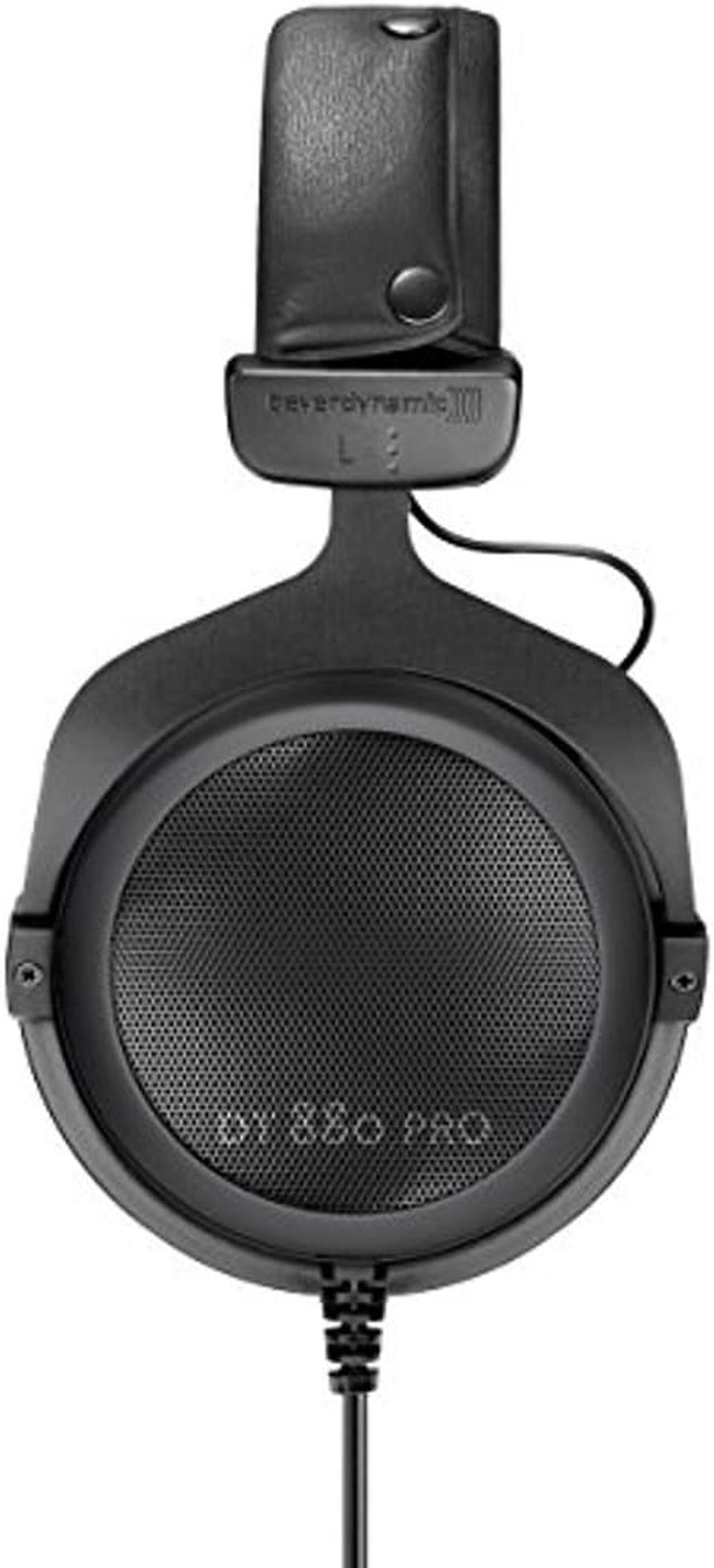 Alt view image 2 of 5 - beyerdynamic Dt 880 250 Ohm Pro Semi-Open Studio Headphones Black (Limited Edition)