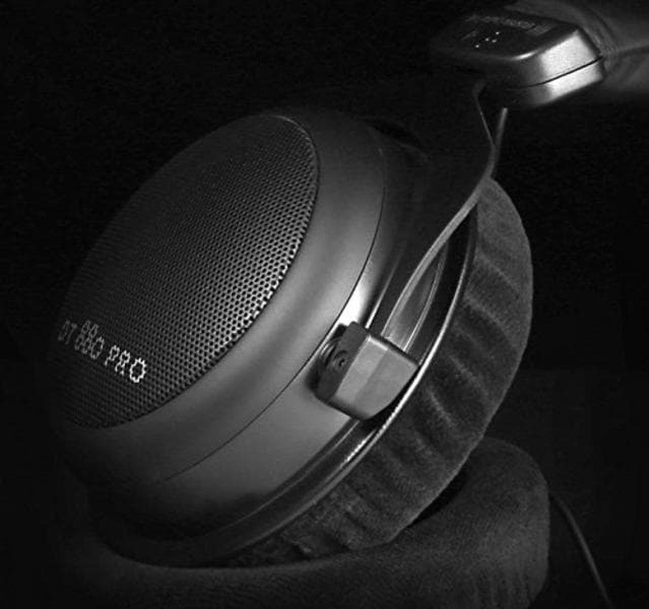 Alt view image 5 of 5 - beyerdynamic Dt 880 250 Ohm Pro Semi-Open Studio Headphones Black (Limited Edition)