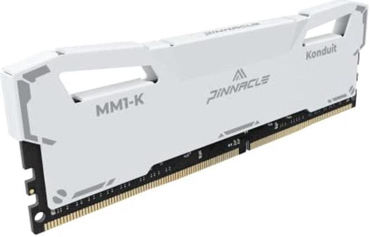 Alt view image 2 of 5 - Timetec Pinnacle Konduit 64GB KIT(4x16GB) DDR4 3600MHz PC4-28800 CL18-22-22-42 XMP2.0 Overclocking 1.35V Dual Rank Compatible for AMD and Intel Desktop Gaming PC Memory Module - White
