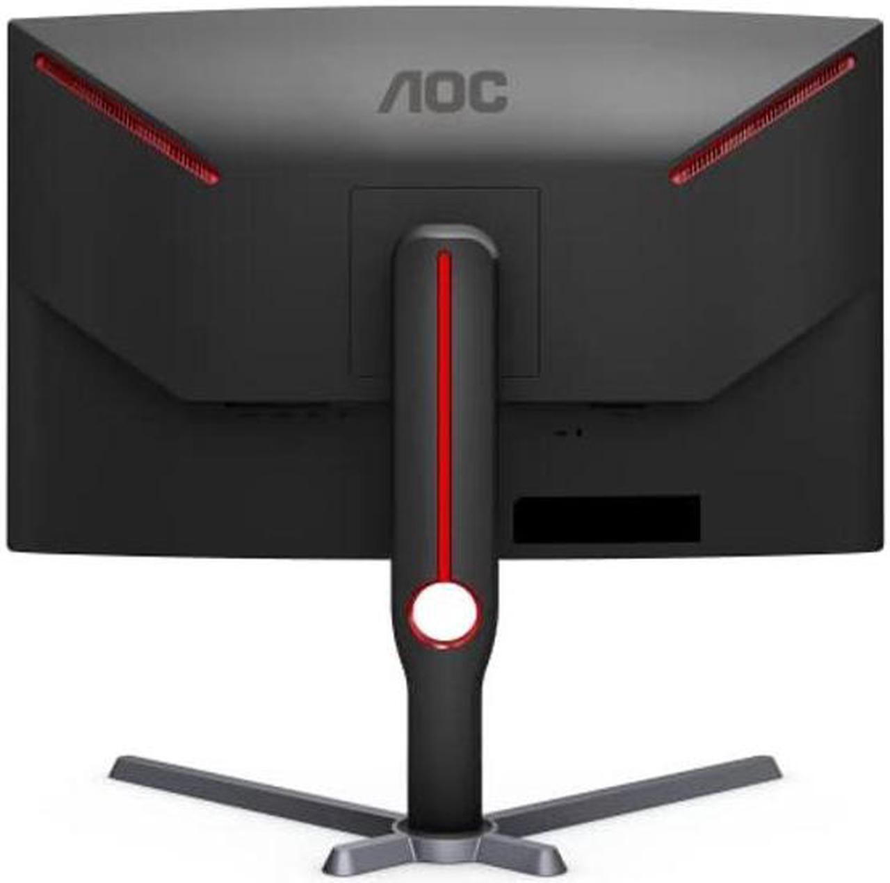 Alt view image 4 of 5 - AOC GAMING CQ27G3S Frameless Curved Gaming Monitor, QHD 2K 2560x1440, 1000R VA, 165Hz 1ms, FreeSync Premium ,Black