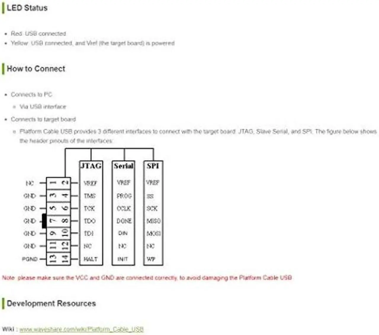 Alt view image 5 of 5 - Waveshare XILINX JTAG Download Debugger Compatible XILINX Platform Cable USB FPGA CPLD in-Circuit Debugger Programmer