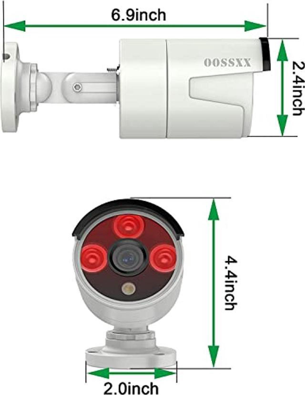 Alt view image 5 of 5 - OOSSXX {3.0MP Wireless Extend Camera with Audio} Just Wireless Extend Camera Wireless Security System(3.0MP/5.0MP System) IP67 Waterproof WiFi Camera, Wireless Surveillance Camera