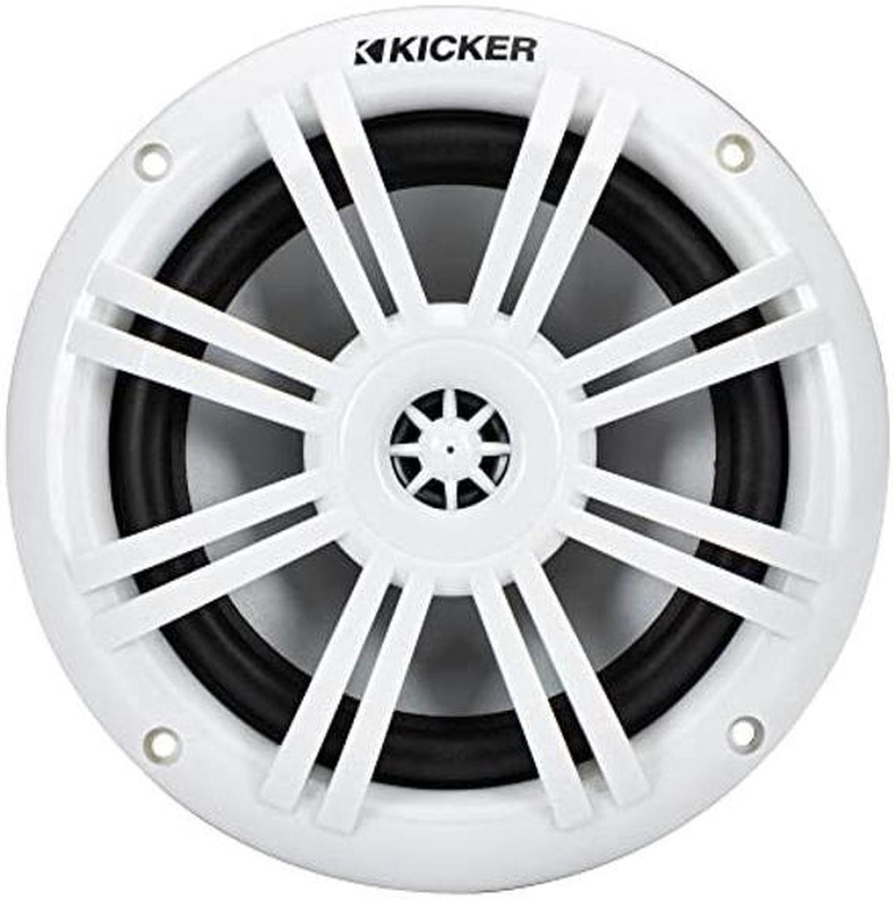 Alt view image 2 of 5 - Kicker 49KM604W 6-1/2" 6.5" KM-Series 150W Peak/50W RMS Marine Speakers KM604W