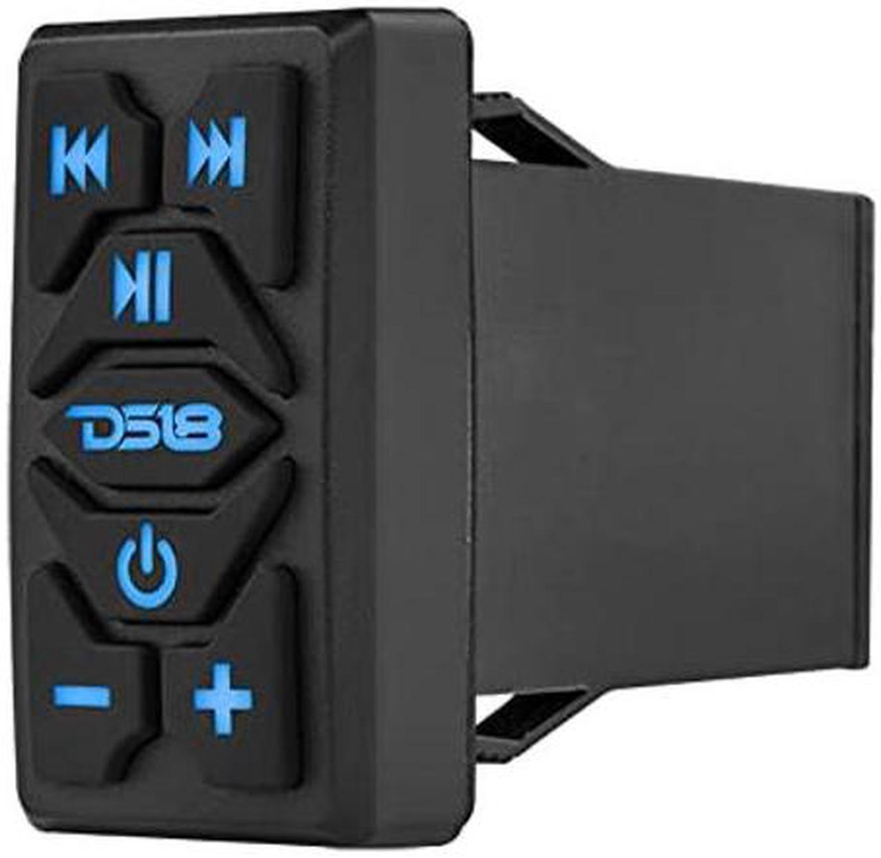 Alt view image 4 of 5 - DS18 Marine Speakers Bundle - Waterproof Bluetooth Audio Receiver Rocker Switch with 2X Marine Slim Speakers 6.5" 2-Way w/Integrated RGB Lights - Great for Powersports, ATV UTV & Boats