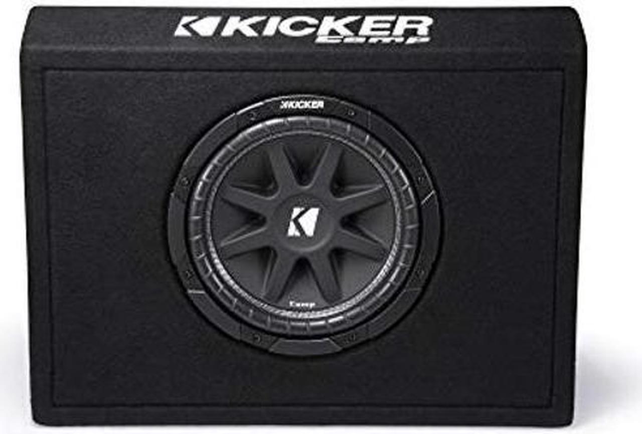 Main image of KICKER 43TC104 Comp 10" Subwoofer in Thin Profile Sub Box Enclosure, 4-Ohm