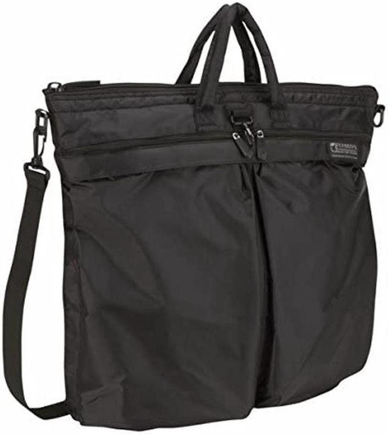 Main image of FLYBOYS Jumbo Helmet Bag - Fits All Military-Issued & Civilian Flight Helmets - Expanded Capacity, Nylon Shoulder Bag - For Professional Pilots, General Aviation - 19.5 in X 20 in - Black