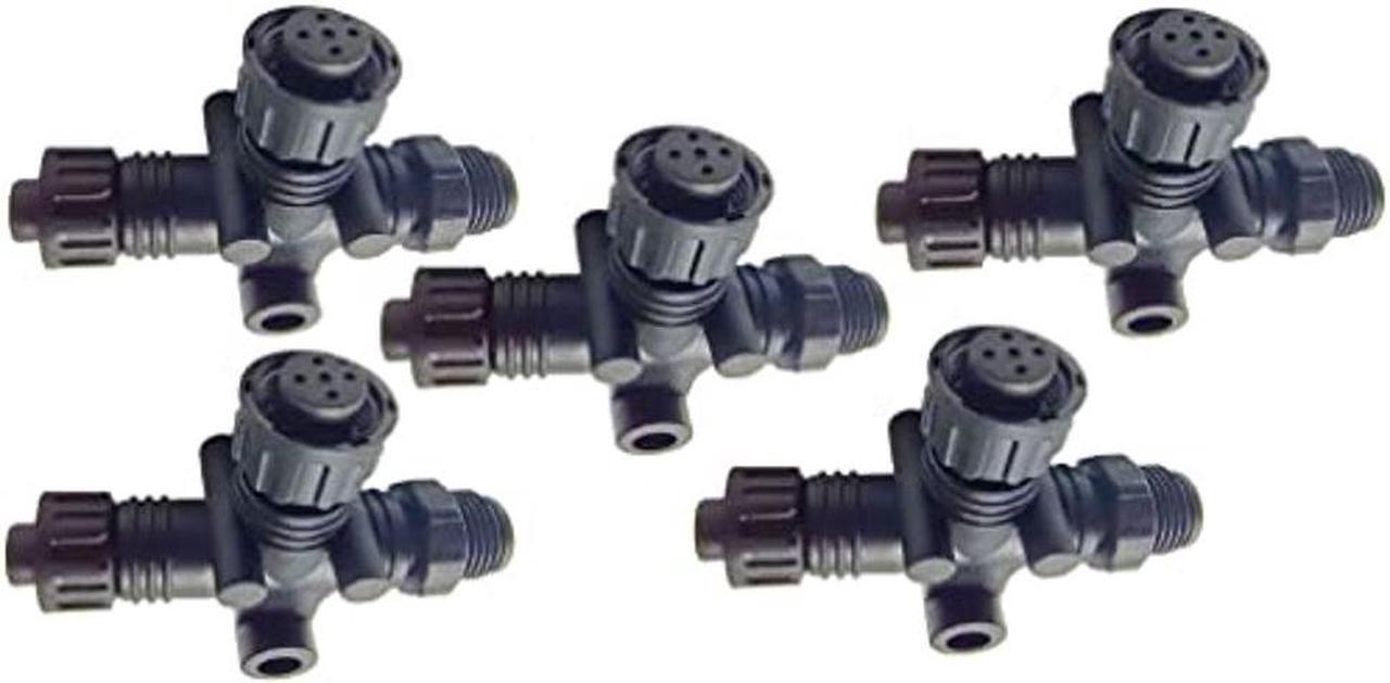 Main image of MarineNow NMEA2000 T-Connector for Garmin Lowrance Simrad B&G Navico Maretron Networks (5-Pack)