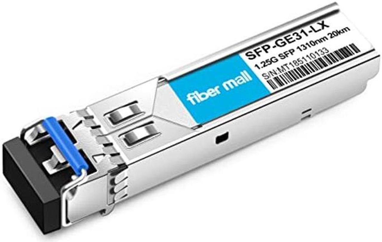 Alt view image 4 of 5 - 1G SFP LX for HPE Procurve J4859C J4859B J4859A HPE Aruba J4859D 1000BASE-LX/LH 1.25Gb/s Mini-GBIC SFP Transceiver Modul,Single Mode,1310nm 20km LC DOM Pack of 10