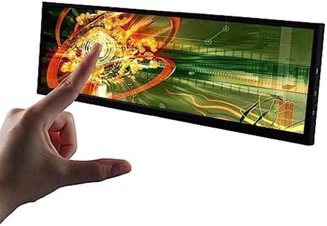 Main image of VSDISPLAY 14.5 Inch 2K 2560x720 LCD Monitor Touch Panel 14.5'' Stretched Bar Display with Mini HD-MI Type-C Video Input for Gaming/PC/Laptop/Computer Monitoring Extra Secondary Screen